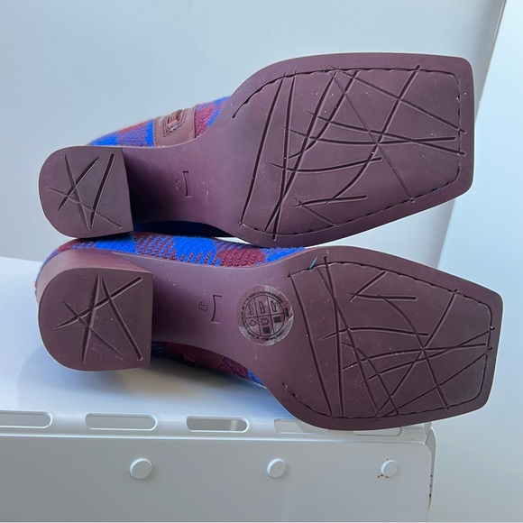 Camper Karol Bootie Bright Blue Houndsooth - Picture 10 of 16